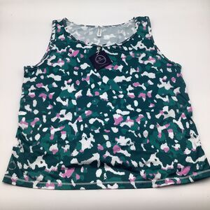The Bubble Womens GG Tank Top Green Size Medium NWT